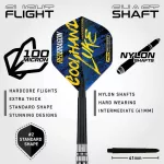 Set sageti darts steel Red Dragon Luke Hamphries, 21g brass