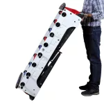 Masa fotbal Storm Trolley Family Outdoor cu tije standard, marimea 5, picioare pliabile