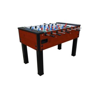 Masa fotbal SARDI Home Atlantis Lux mahagoni, suprafata de joc din sticla sablata, marimea 5'