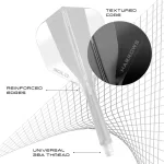 Fluturas si tija darts Harrows Solo transparent, No6 si tija lunga
