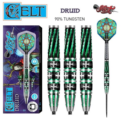 Set sageti darts Shot steel,Celt Druid,23g, 90% wolfram