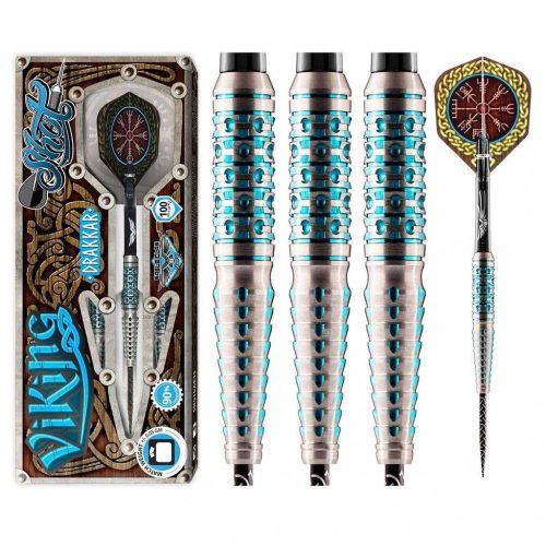 Set sageti darts Shot steel, Viking Drakkar 27g, 90% wolfram