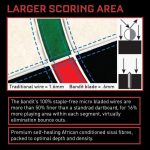 Tinta darts, Shot Bandit Gen4, sisal de calitate competitionala