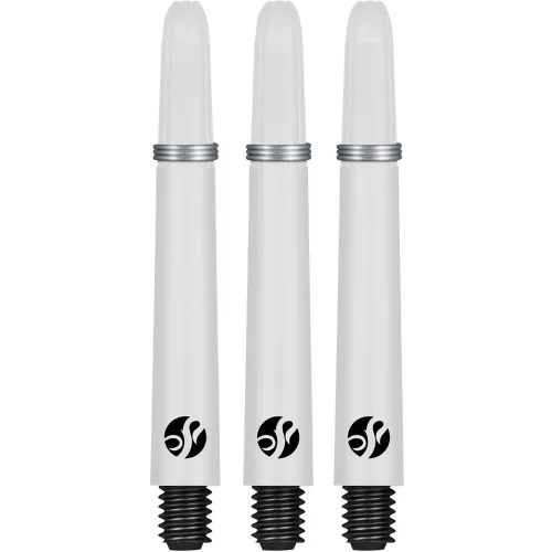 Tija darts SHot Koi Carbon, alb 48mm
