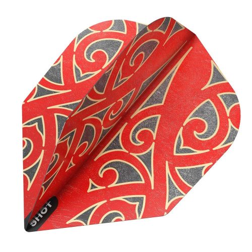 Fluturas darts Shot Warrior Taiaha No6, rosu