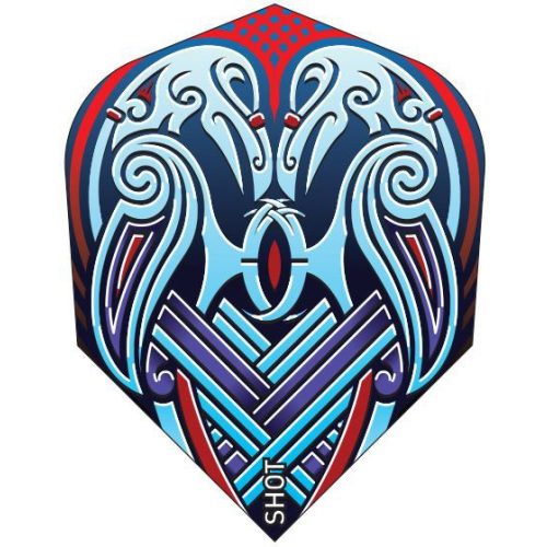 Fluturasi Darts Shot Viking Raven Albastru No6