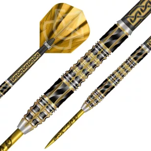 Set sageti darts steel Shot Alchemy Auro - 25g, 90% wolfram