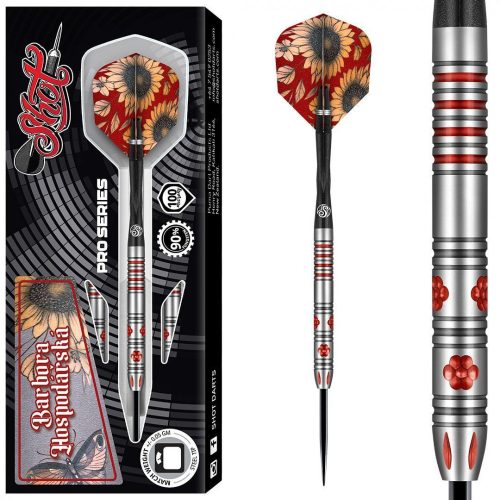 Set darts steel Shot Pro Series Barbora Hospodárská 21g, 90% wolfram