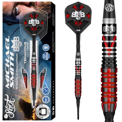 Set darts soft Shot Michael Smith Tenacious 18g, 90% wolfram