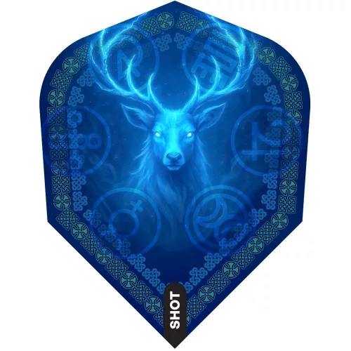Fluturas darts Shot Celt Merlin No6