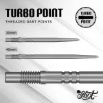 Varf darts steel Shot Turbo Point argintiu, 35mm