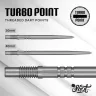 Varf darts steel Shot Turbo Point argintiu, 35mm