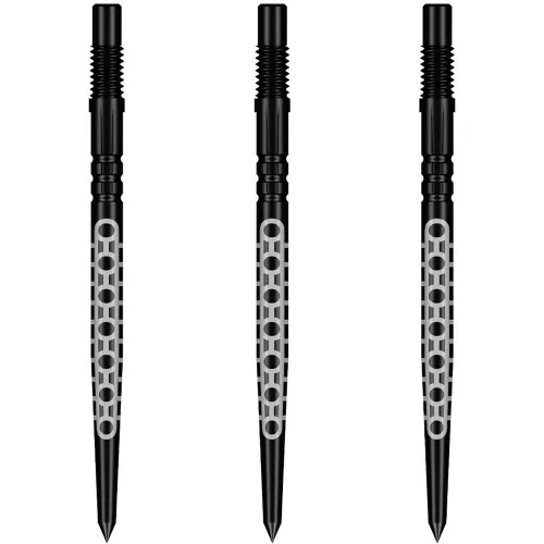 Varf darts Shot Turbo Point Goths negru, 30mm