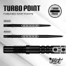 Varf darts Shot Turbo Point Goths negru, 30mm