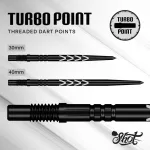 Varf darts Shot Turbo Point Michael Smith negru, 30mm
