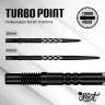 Varf darts Shot Turbo Point Michael Smith negru, 30mm