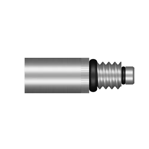 Adaptor rotativ Shot Darts, din titan pentru tija darts, 2BA, argintiu