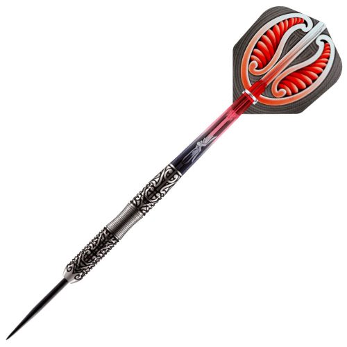Set sageti darts Shot steel, Warrior Hautoa, 24g, 80% wolfram