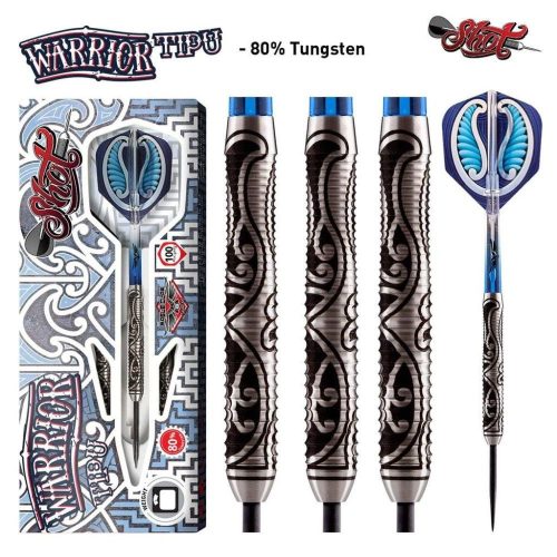 Sageti darts Shot steel, Warrior Tipu, 21g, 80% tungsten