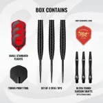 Set sageti darts steel Shot TP Missile, 22g 90% wolfram