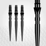 Varf darts Winmau Switch Point Groove negru, 30mm