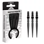 Varf darts Winmau Switch point Groove negru, 40mm