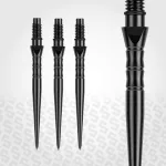 Varf darts Winmau Switch Point Wave negru, 26mm