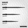 Varf darts Winmau Switch Point Wave negru, 26mm
