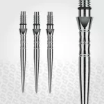 Varf darts Winmau Switch Point Wave argintiu, 26mm