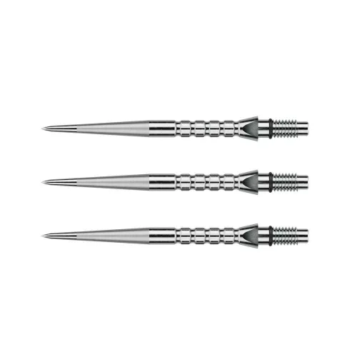 Varf darts steel Winmau Switch Point Chain argintiu, 30mm