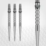 Varf darts Winmau Switch Point Chain argintiu, 40mm