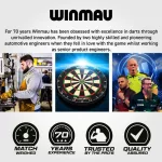 Varf darts Winmau Switch Point Chain argintiu, 40mm