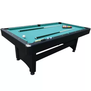 Masa de biliard pool, culoare neagra, dimensiune 7', Ecoshadow, cu accesorii inclus