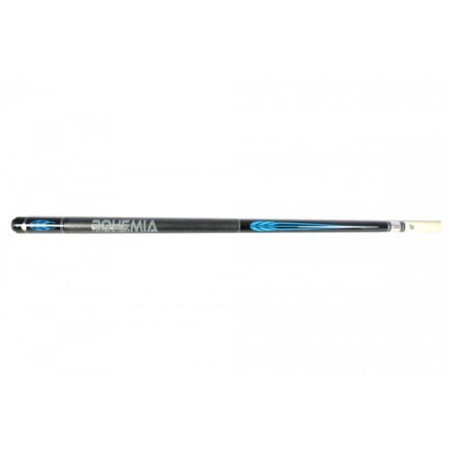 Tac biliard Bohemia pool, din doua parti cu model albastru