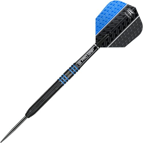 Set sageti darts TARGET steel 22g Vapor8 negru, albastru 80%