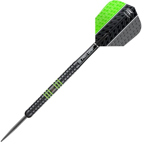 Set sageti darts TARGET steel 21g Vapor8 negru, verde 80%