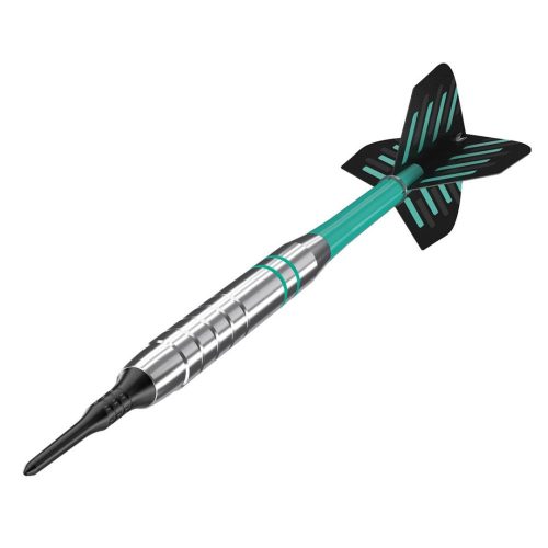 Set sageti darts TARGET soft, 18g, Rob Cross Silver Voltage, brass