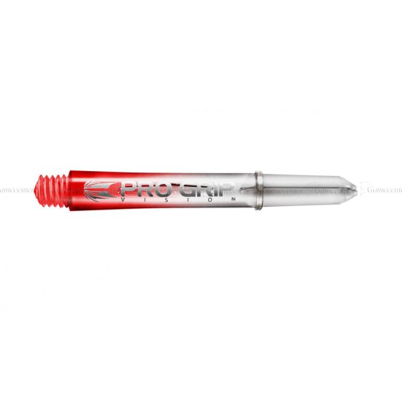 Tija darts TARGET Pro Grip RED VISION plastic, mediu, rosu 