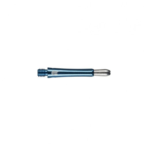 Tija darts TARGET GRIP STYLE aluminiu,scurt, Albastru, 34.8mm