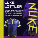Camsa darts Target Playing Shirt Luke Littler 2026, marimea XS