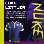 Camasa darts Target Playing Shirt Luke Littler 2026, marimea M