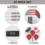 Set sageti darts Target Nathan Aspinall,22g brass