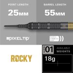 Set sageti darts soft Target Josh Rock 18g, corp din alama (brass)