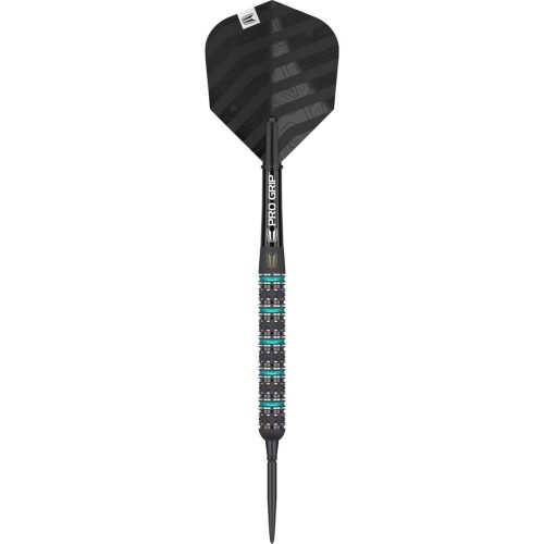 Set darts steel Rob Cross Voltage Black Edition, Swiss point 22g, 90% wolfram 2023
