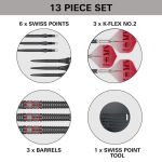 Set sageti darts steel Target SP Nathan Aspinall 95K, 24g, 95% wolfram