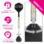 Set sageti darts steel Target SP Dimitri Van Den Bergh 95K, 23g 95% wolfram