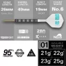 Set sageti darts steel Target Sp Rob Cross 95K, 25g 95% wolfram