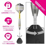 Set darts steel Target SP Scott Williams G2 23g, 90% tungsten