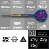 Set sageti darts steel Target SP Raymond Van Barneveld G6, 25g 95% wolfram