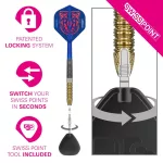 Set sageti darts steel Target SP Raymond Van Barneveld G6, 25g 95% wolfram